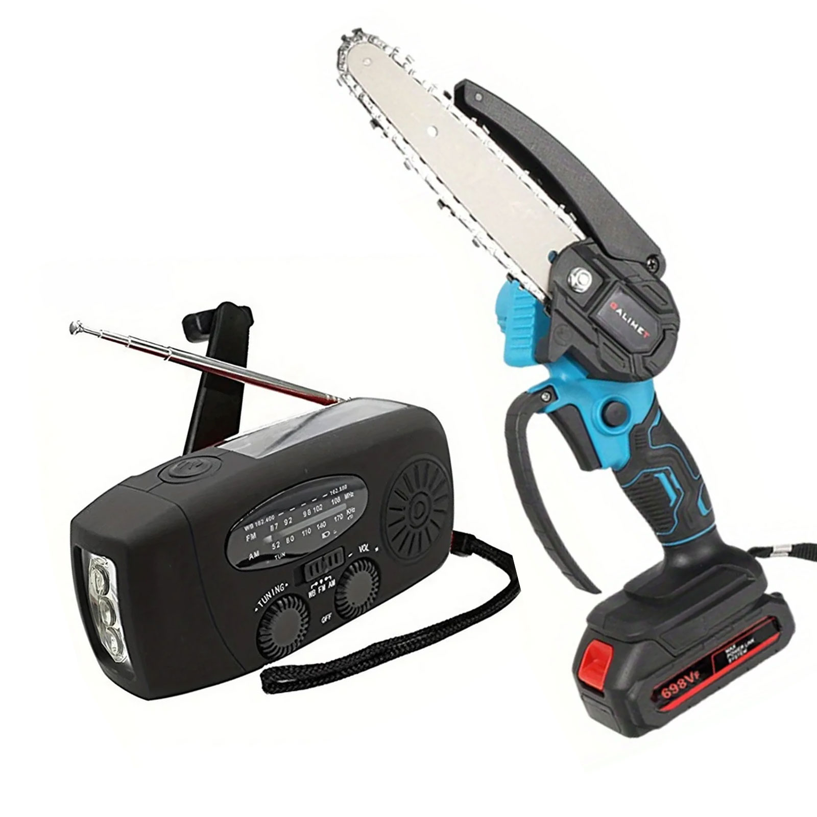 Outdoor Power Tool Kit - Multifunctional Garden & Emergency Set: Portable