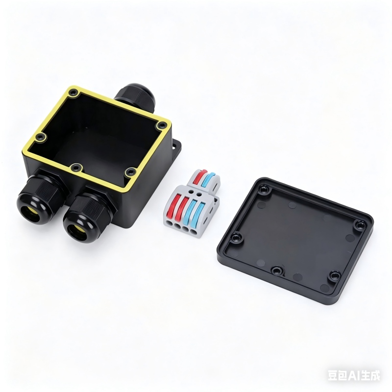 Outdoor Power Cable Junction Box - Junction Box Waterproof IP68 2 Way