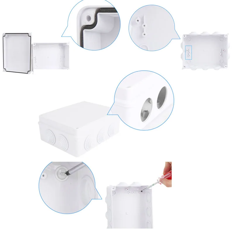 Outdoor waterproof power box A - Outdoor Power Cable Junction Box 评论和价格