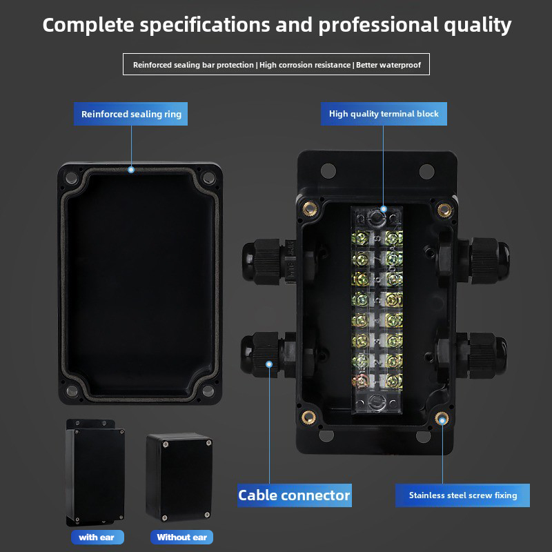 Waterproof Junction Box With T - Outdoor Power Cable Junction Box 评论和价格