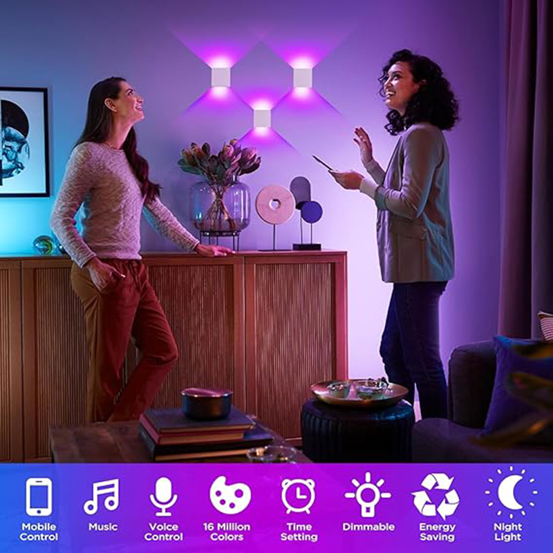 12W LED Outdoor Wall Light RGB - Outdoor Power Point Zigbee 评论和价格
