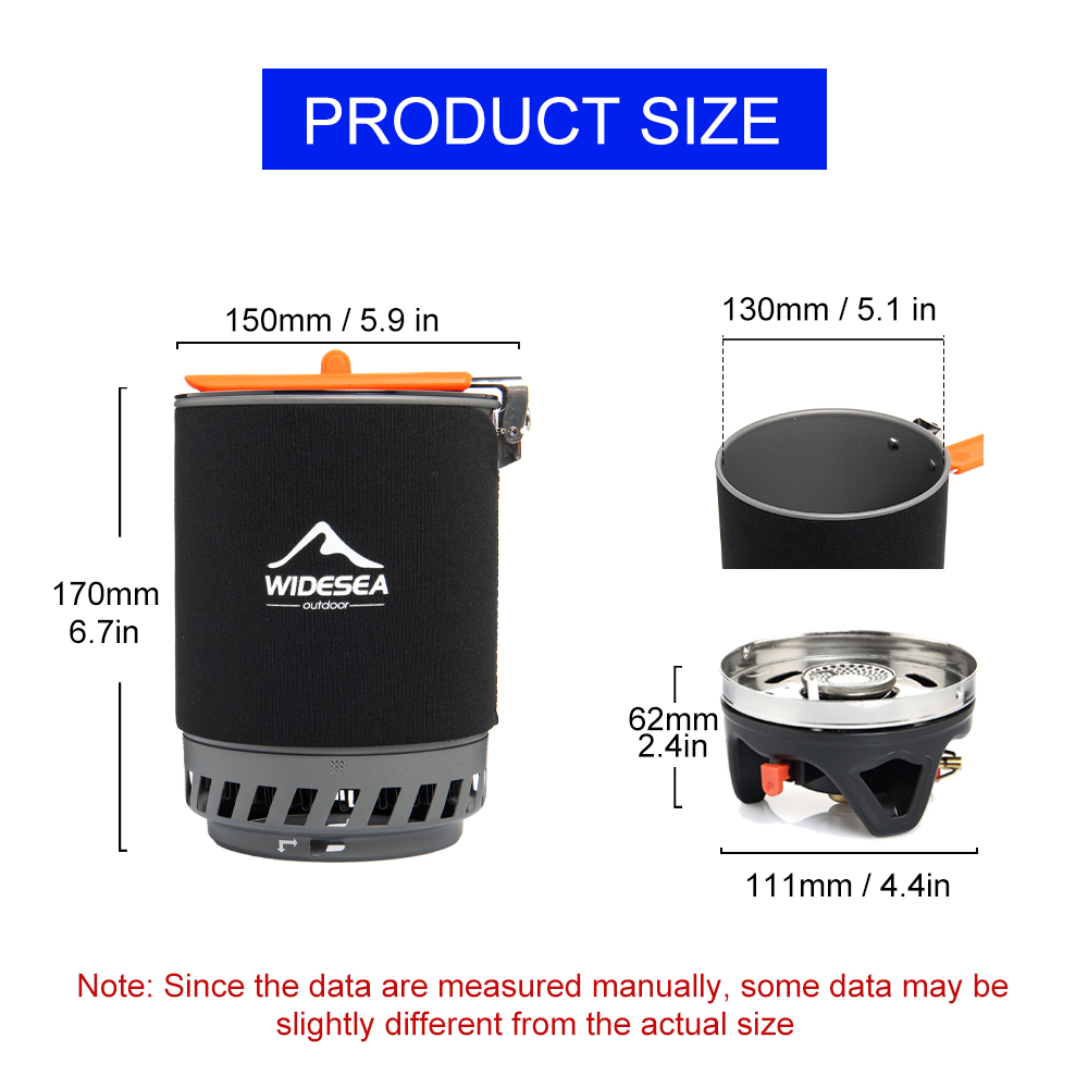Widesea Camping Cooking System - Outdoor Power Heater 评论和价格