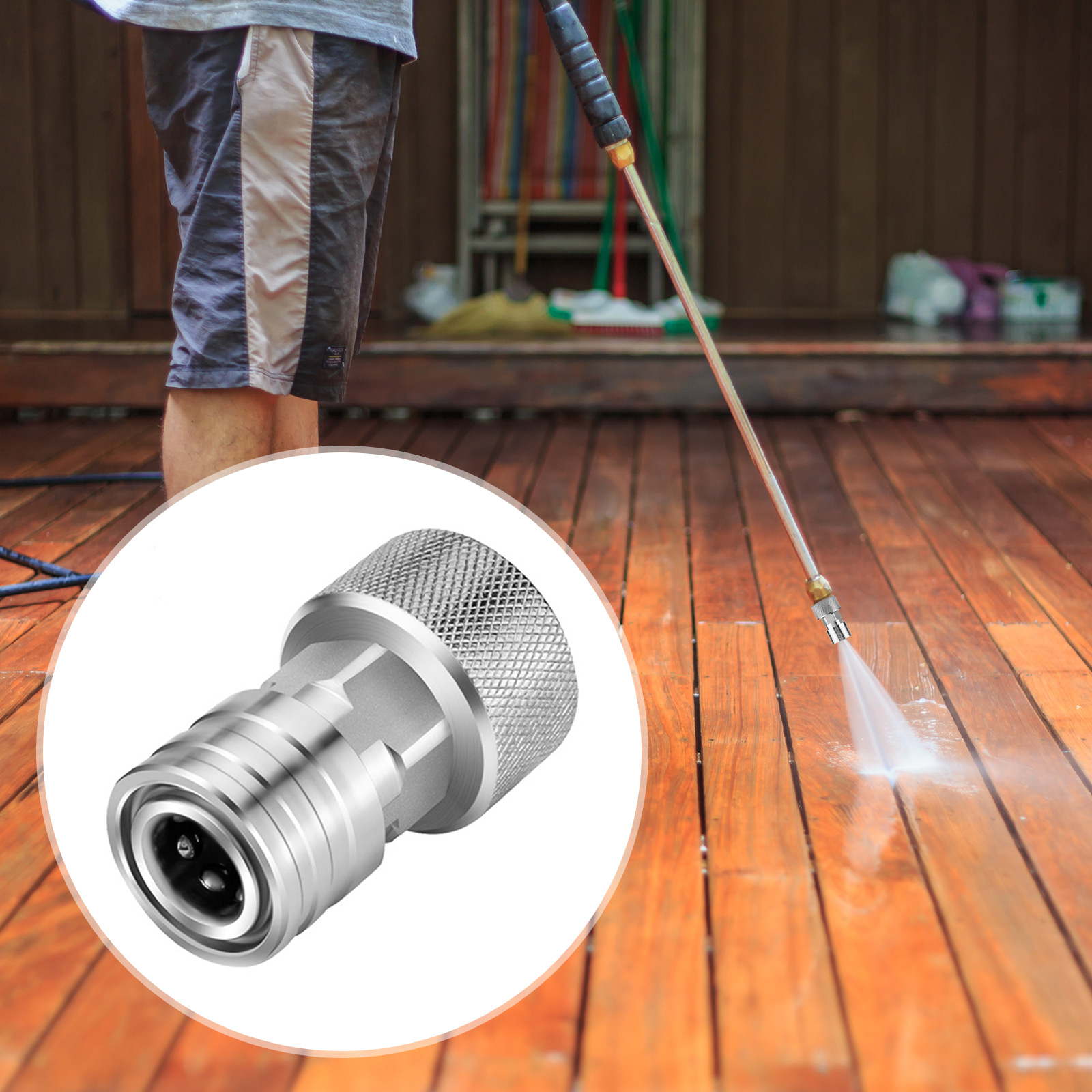 Garden Hose to Mini Power Wash - Outdoor Power 'Hose' 评论和价格
