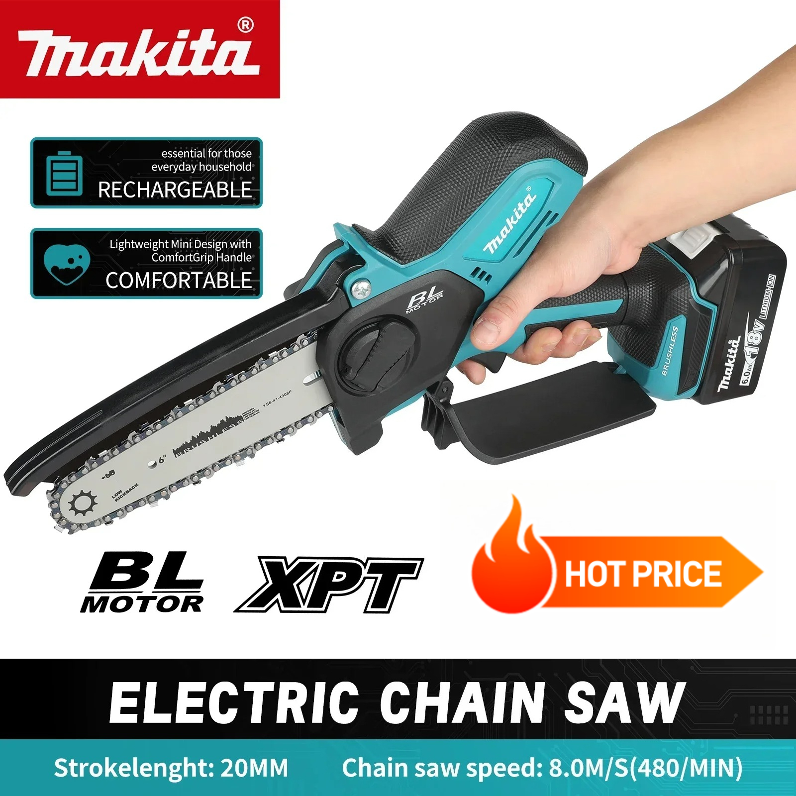 Makita Electric Chain Saw Prun - Garden Tiller Mini 评论和价格