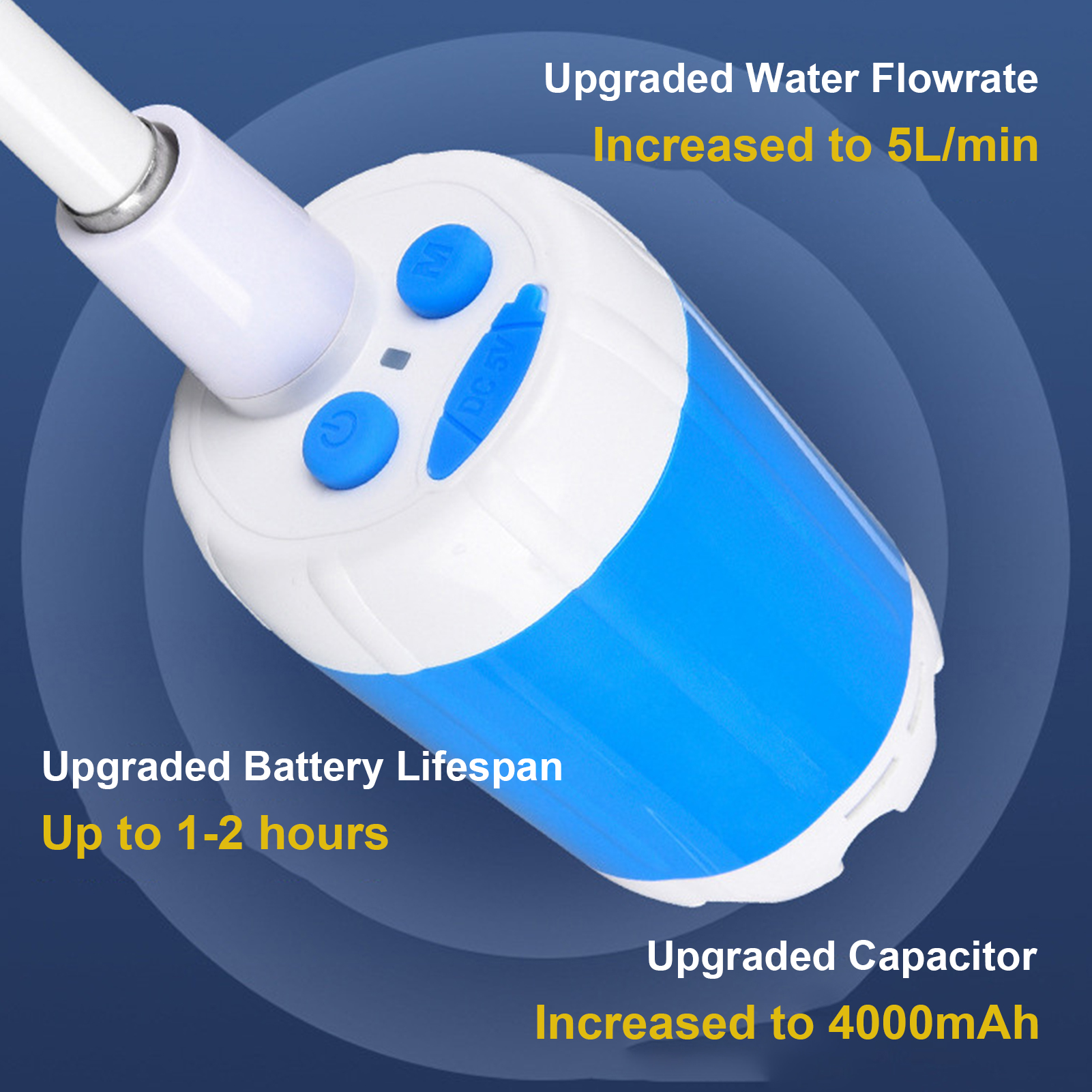 Portable Outdoor Shower Batter - Outdoor Power 'Hose' 评论和价格