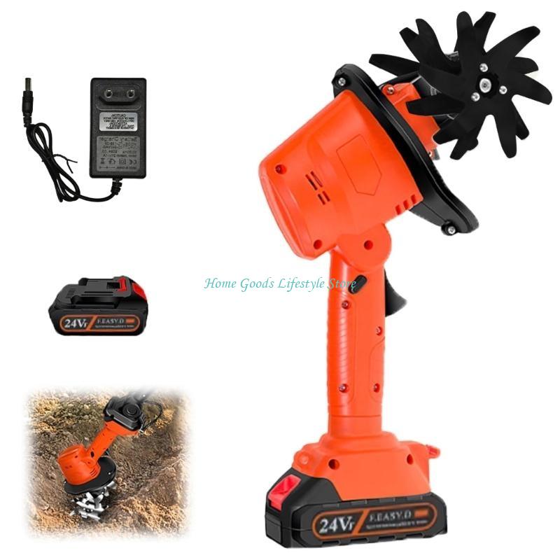 E74E Cordless Mini Tiller 21V  - Garden Tiller Mini 评论和价格