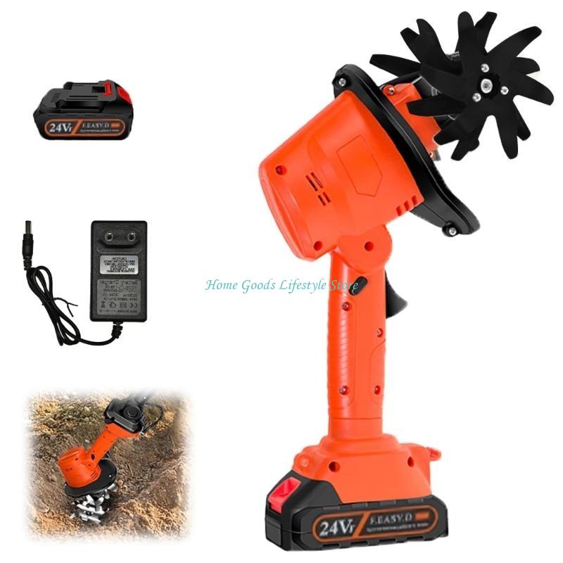 E74E Cordless Mini Tiller 21V  - Garden Tiller Mini 评论和价格