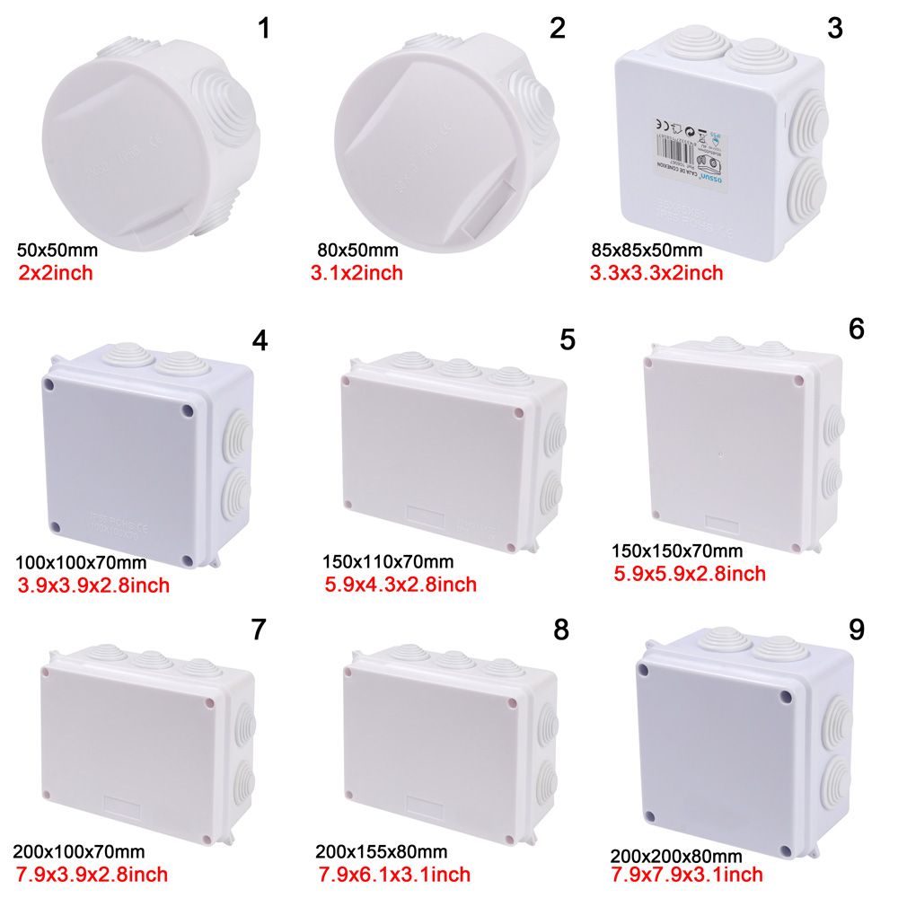 Outdoor Connection Cable Branc - Outdoor Power Cable Junction Box 评论和价格