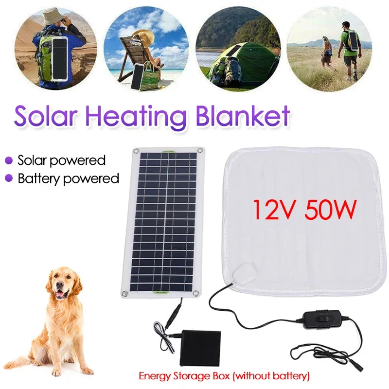 12V 50W Solar Panel Powered El - Outdoor Power Heater 评论和价格