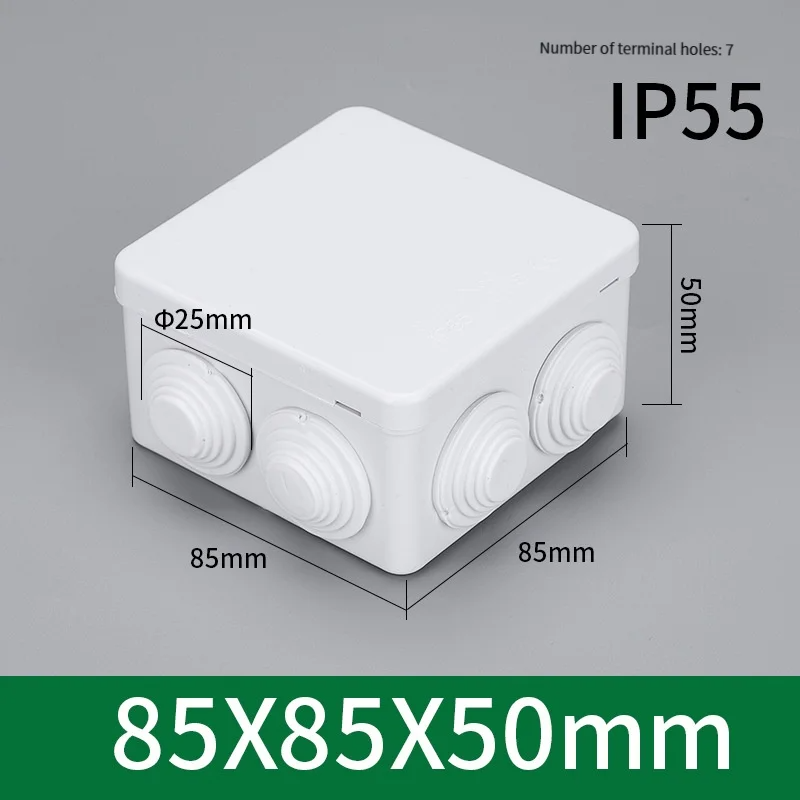 85 * 85 * 50 Outdoor Ip55 Plas - Outdoor Power Cable Junction Box 评论和价格