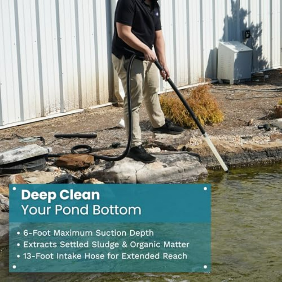 Pond vacuum for outdoor pond c - Outdoor Power 'Hose' 评论和价格