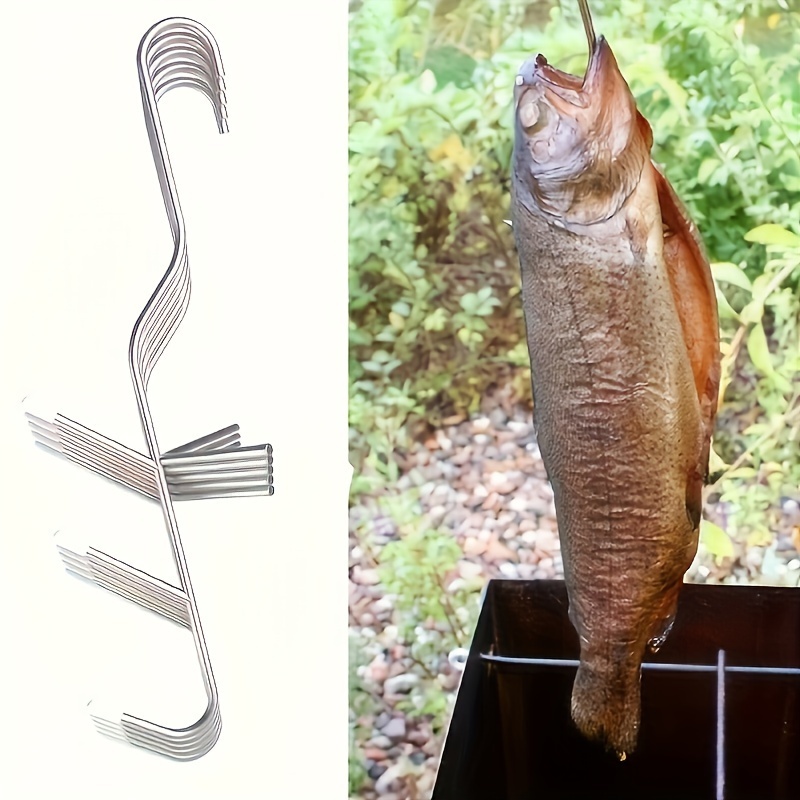 Fish Hooks for Smoking, Stainl - Outdoor Power Heater 评论和价格