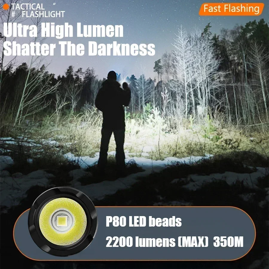 2200Lm Powerful LED Flashlight - Outdoor Power Group 评论和价格