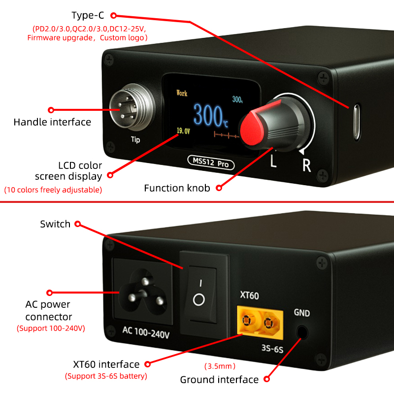 SEQURE MSS12 Pro Soldering Sta - Outdoor Power Station 评论和价格