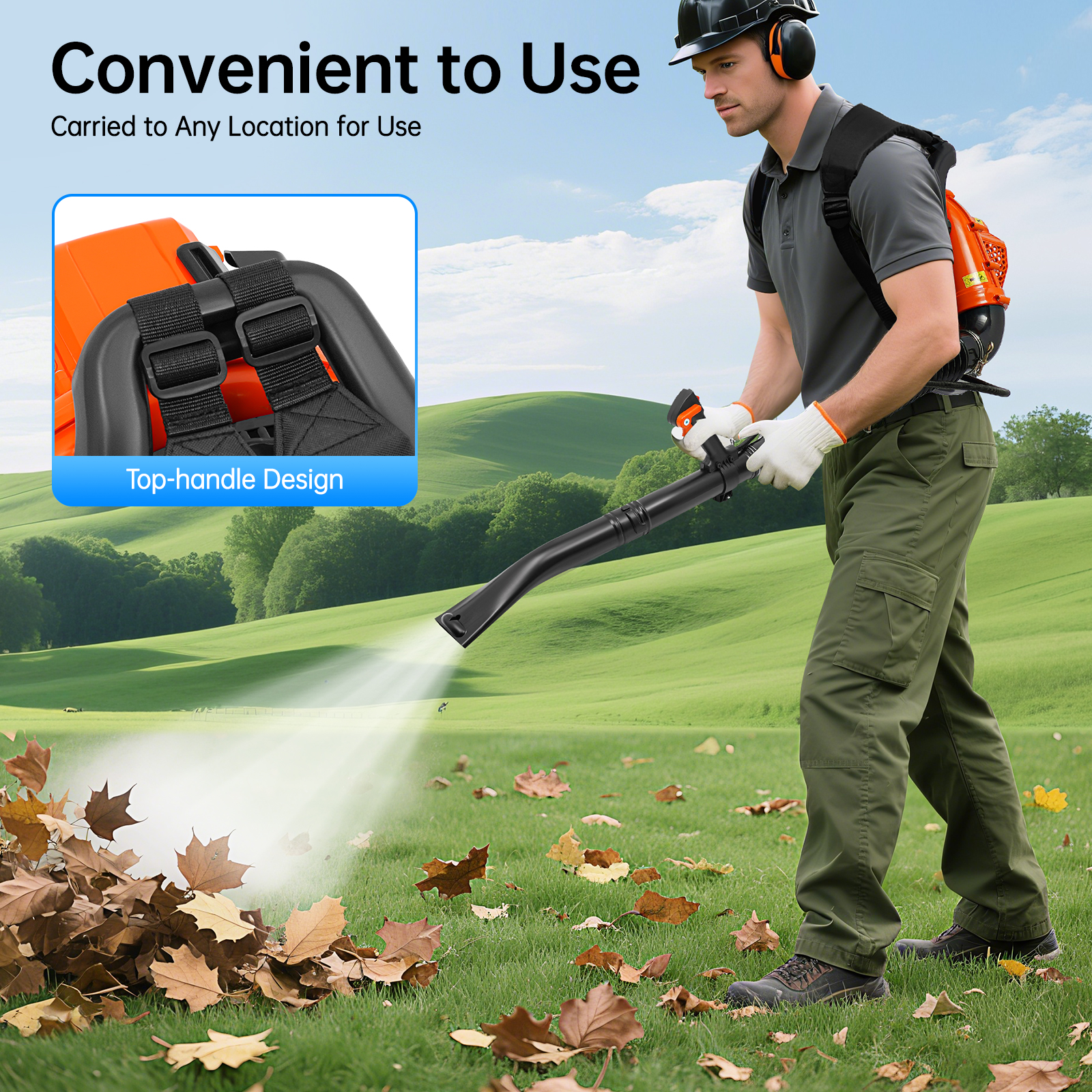 2-Stroke Backpack Leaf Blower  - Snow Blower Single 评论和价格