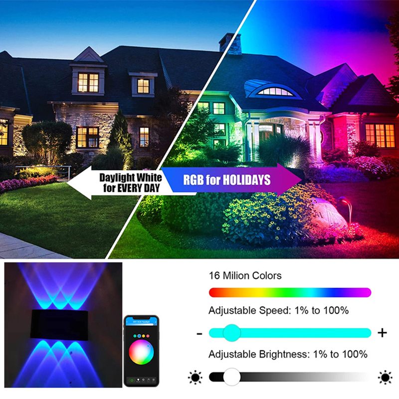 Tuya Smart Up Down Outdoor Wal - Outdoor Power Point Zigbee 评论和价格